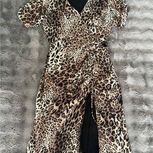 ASTR The Label Leopard Print Dress